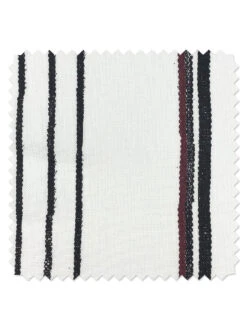 'Fabric By The Yard - Two Tone Stripe - Black & Gray On Flax Linen 9 'Fabric By The Yard - Two Tone Stripe - Black & Gray On Flax Linen -Wallpaper Store Two Tone Stripe Black Burgundy Linen Detail f199dd4c 0eeb 49b7 a804 8d9cc81daa81