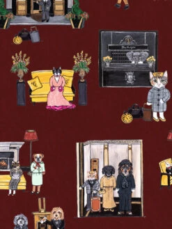 'Upper East Side' Wallpaper By CAB X Carlyle - Brandywine -Wallpaper Store Upper East Side Brandywine Detail