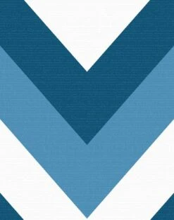 'V Is For Chevron' Wallpaper By Nathan Turner - Blue