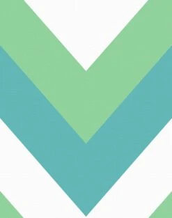 'V Is For Chevron' Wallpaper By Nathan Turner - Green