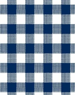 'Barbie™ Gingham' Wallpaper By Barbie™ - Navy -Wallpaper Store Wallshoppe Barbie Gingham Wallpaper by Barbie Detail Navy