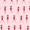 'Brunette Barbie™ In Motion' Wallpaper By Barbie™ - Pink