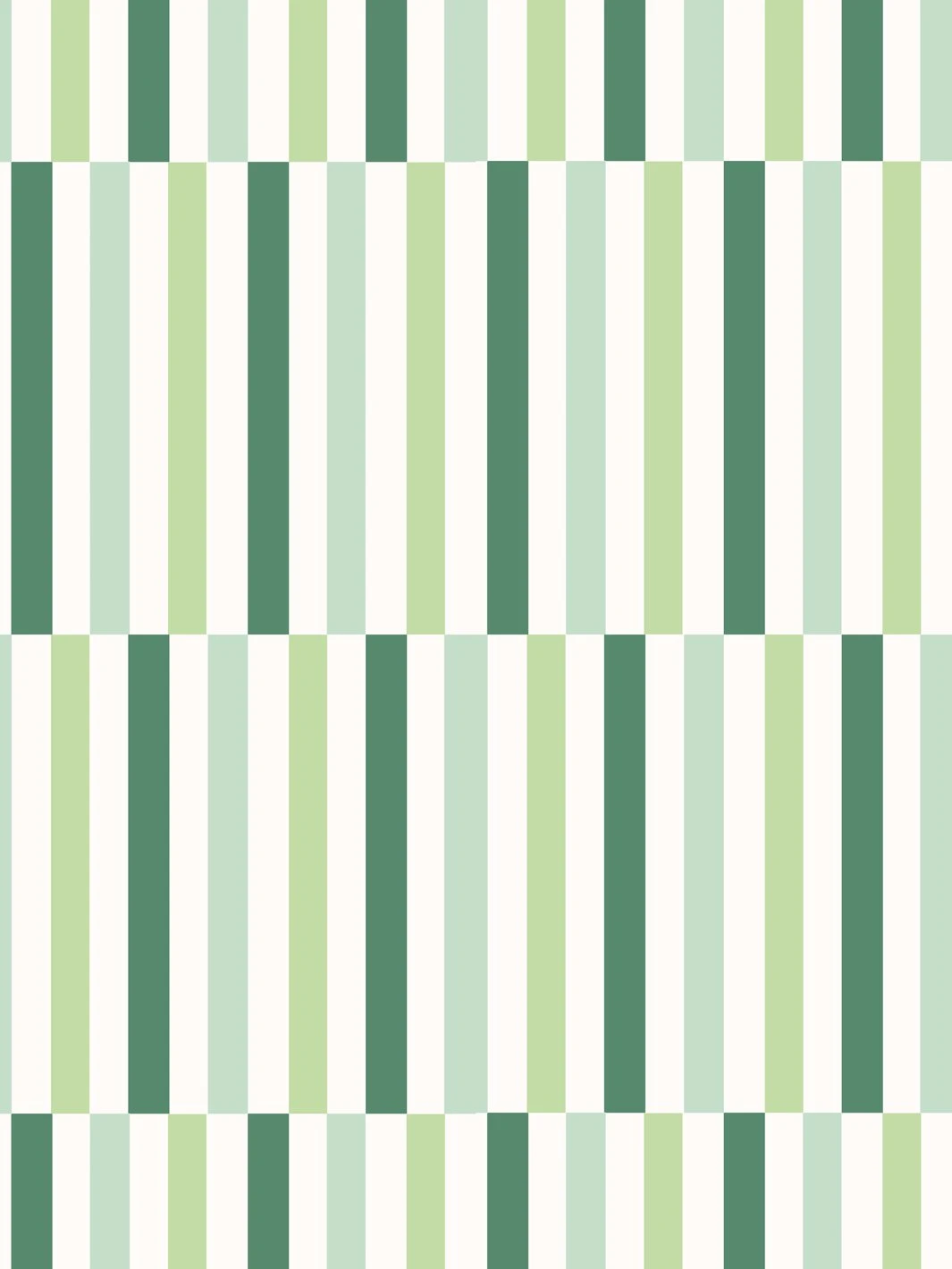 'Stripes' Wallpaper By Fisher-Price™ - Green - Image 2