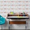 'Toy Polka Dots' Wallpaper By Fisher-Price™ - White -Wallpaper Store Wallshoppe Fisher Price Toy Polka Dots by Fisher Price White RS