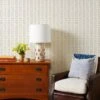 'Arrows' Grasscloth Wallpaper By Nathan Turner - Chocolate