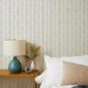 'Arrows' Grasscloth Wallpaper By Nathan Turner - Navy