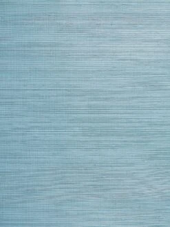 'Solid Grasscloth Wallpaper By Wallshoppe - Cornflower