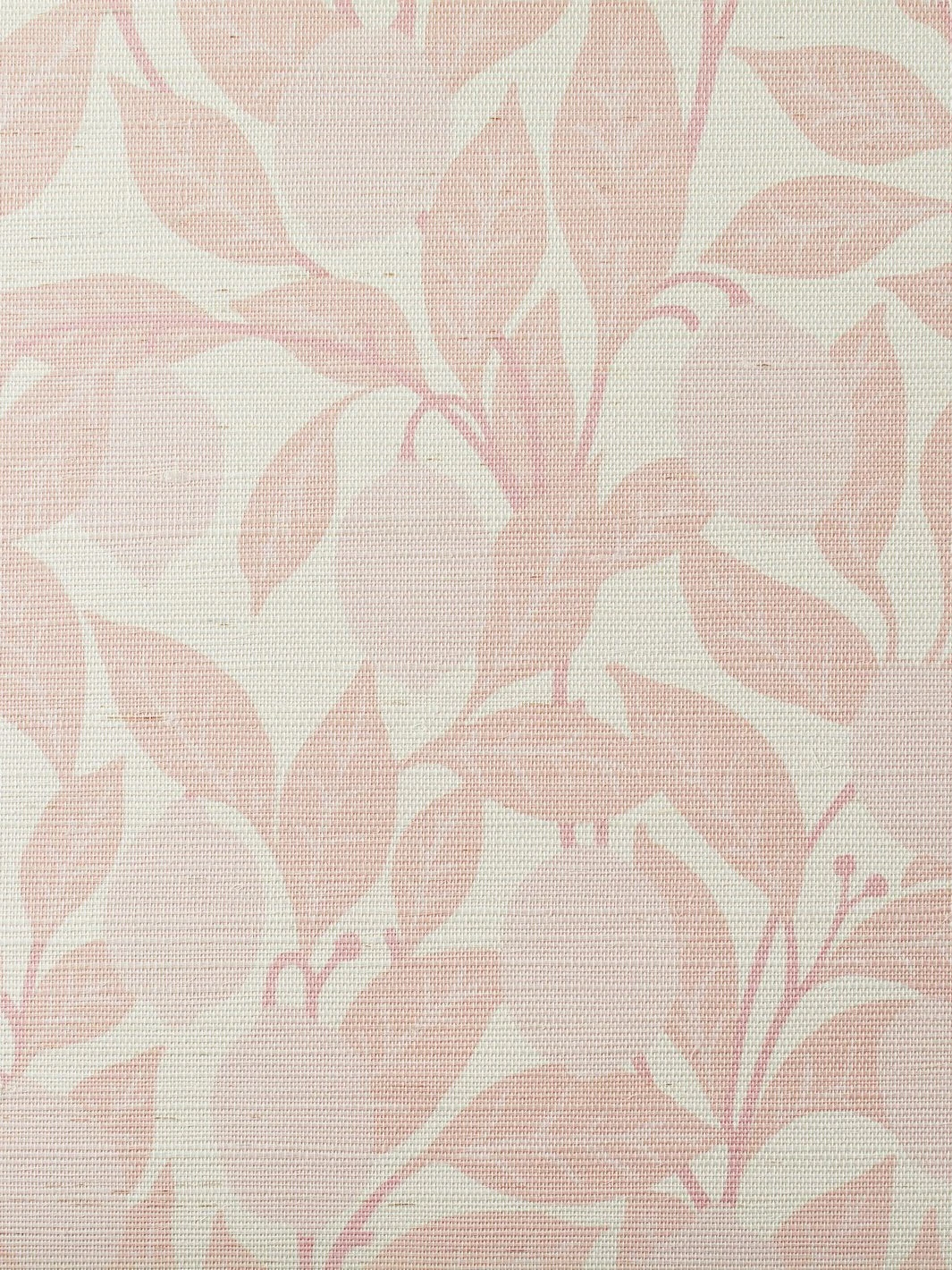'Lemons' Grasscloth Wallpaper By Nathan Turner - Pink 4 'Lemons' Grasscloth Wallpaper By Nathan Turner - Pink - Image 2