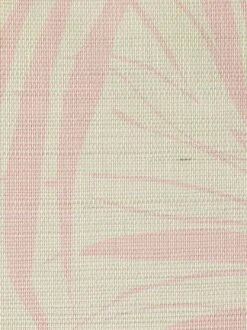 'Majesty Palm' Grasscloth Wallpaper By Wallshoppe - Pink -Wallpaper Store Wallshoppe Grasscloth Majesty Palm Wallpaper Pink Detail
