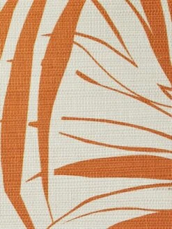 'Majesty Palm' Grasscloth Wallpaper By Wallshoppe - Terracotta 7 'Majesty Palm' Grasscloth Wallpaper By Wallshoppe - Terracotta -Wallpaper Store Wallshoppe Grasscloth Majesty Palm Wallpaper Terracota Detail