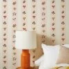 'Montaigne Stripe' Grasscloth Wallpaper By Carly Beck - Peach -Wallpaper Store Wallshoppe Grasscloth Montaigne Stripe Peach RS