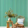 'Ojai Stripe' Grasscloth Wallpaper By Wallshoppe - Green 1 'Ojai Stripe' Grasscloth Wallpaper By Wallshoppe - Green -Wallpaper Store Wallshoppe Grasscloth Ojai Stripe Wallpaper Green RS