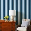 'Ojai Stripe' Grasscloth Wallpaper By Wallshoppe - Navy 1 'Ojai Stripe' Grasscloth Wallpaper By Wallshoppe - Navy -Wallpaper Store Wallshoppe Grasscloth Ojai Stripe Wallpaper Navy RS