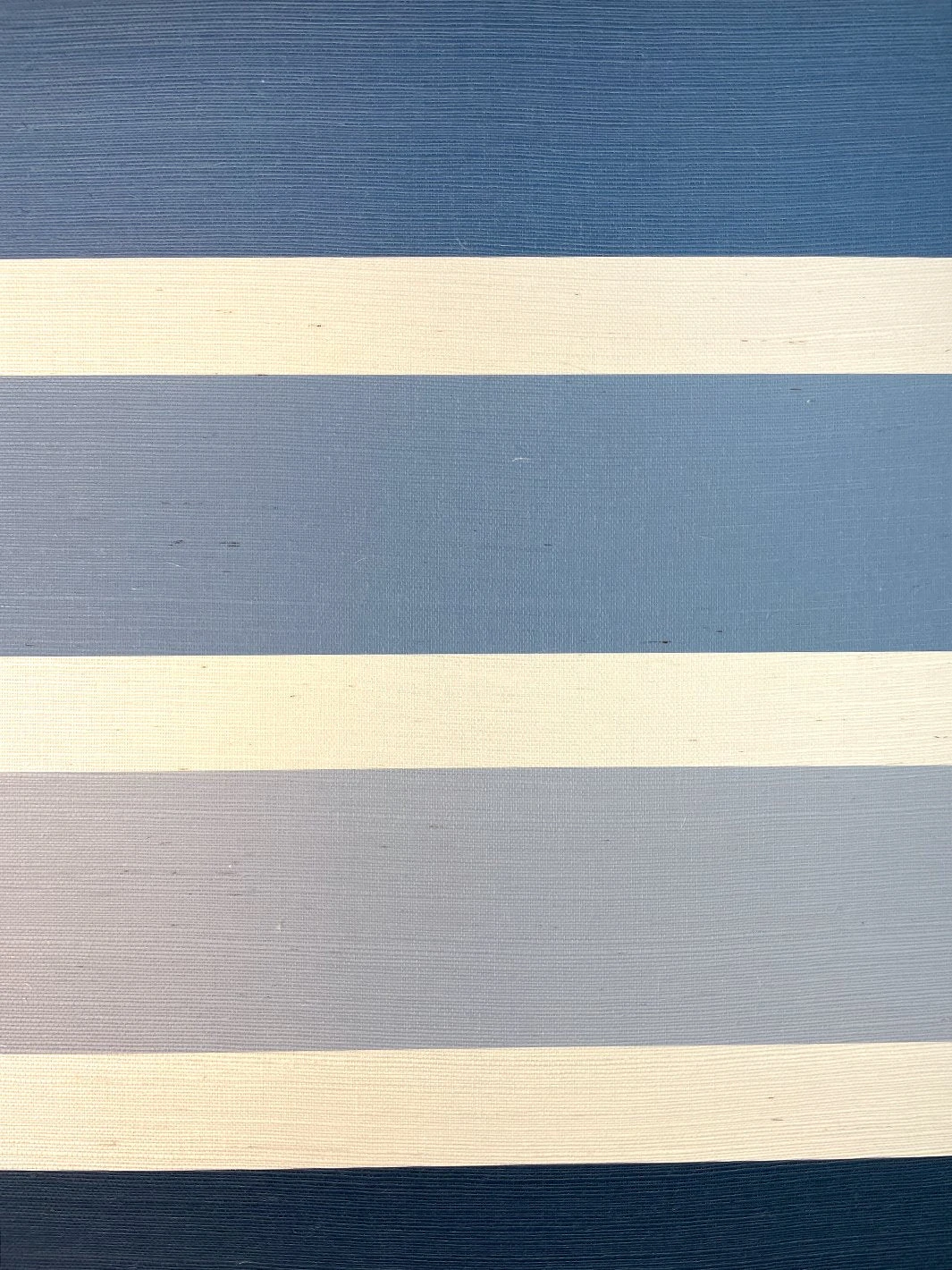 'Ombre Stripe' Grasscloth Wallpaper By Barbie™ - Blue 4 'Ombre Stripe' Grasscloth Wallpaper By Barbie™ - Blue - Image 2