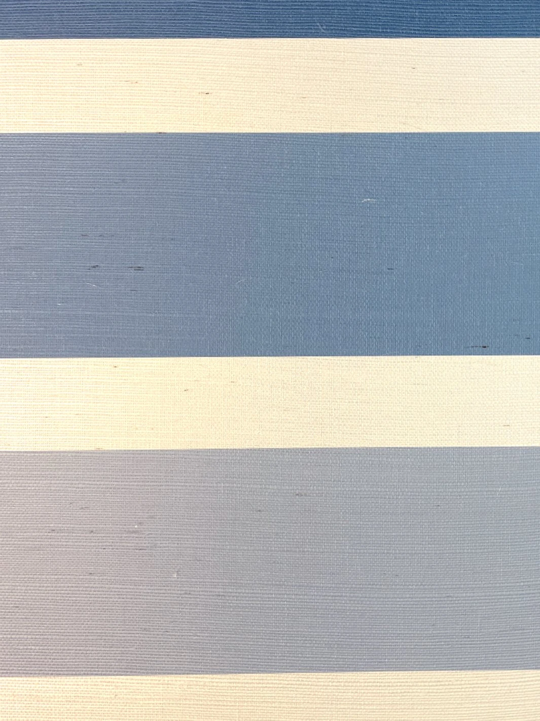 'Ombre Stripe' Grasscloth Wallpaper By Barbie™ - Blue 5 'Ombre Stripe' Grasscloth Wallpaper By Barbie™ - Blue - Image 3