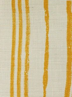 'Painted Stripes' Grasscloth Wallpaper By Nathan Turner - Gold -Wallpaper Store Wallshoppe Grasscloth Painted Stripes Wallpaper by Nathan Turner Gold Detail