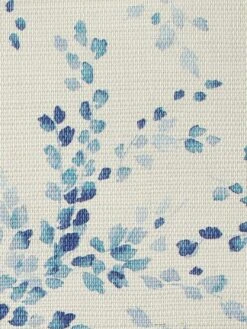 'Sweet Caroline' Grasscloth Wallpaper By Wallshoppe - Blue -Wallpaper Store Wallshoppe Grasscloth Sweet Caroline Wallpaper Blue Detail