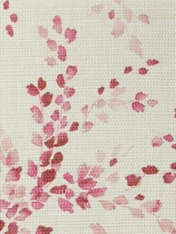 'Sweet Caroline' Grasscloth Wallpaper By Wallshoppe - Rose -Wallpaper Store Wallshoppe Grasscloth Sweet Caroline Wallpaper Rose Detail