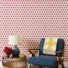 'Tangier Medallion' Grasscloth Wallpaper By Wallshoppe - Rose -Wallpaper Store Wallshoppe Grasscloth Tangier Medallion Wallpaper Rose RS