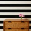 'Wide Stripe' Grasscloth Wallpaper By Wallshoppe - Black 2 'Wide Stripe' Grasscloth Wallpaper By Wallshoppe - Black -Wallpaper Store Wallshoppe Grasscloth Wide Stripe Wallpaper Black RS