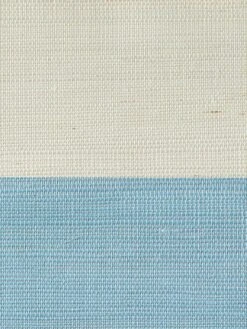 'Wide Stripe' Grasscloth Wallpaper By Wallshoppe - Cornflower 7 'Wide Stripe' Grasscloth Wallpaper By Wallshoppe - Cornflower -Wallpaper Store Wallshoppe Grasscloth Wide Stripe Wallpaper Cornflower Detail