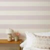 'Wide Stripe' Grasscloth Wallpaper By Wallshoppe - Lavender -Wallpaper Store Wallshoppe Grasscloth Wide Stripe Wallpaper Lavender RS