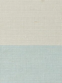 'Wide Stripe' Grasscloth Wallpaper By Wallshoppe - Sky 7 'Wide Stripe' Grasscloth Wallpaper By Wallshoppe - Sky -Wallpaper Store Wallshoppe Grasscloth Wide Stripe Wallpaper Sky Detail