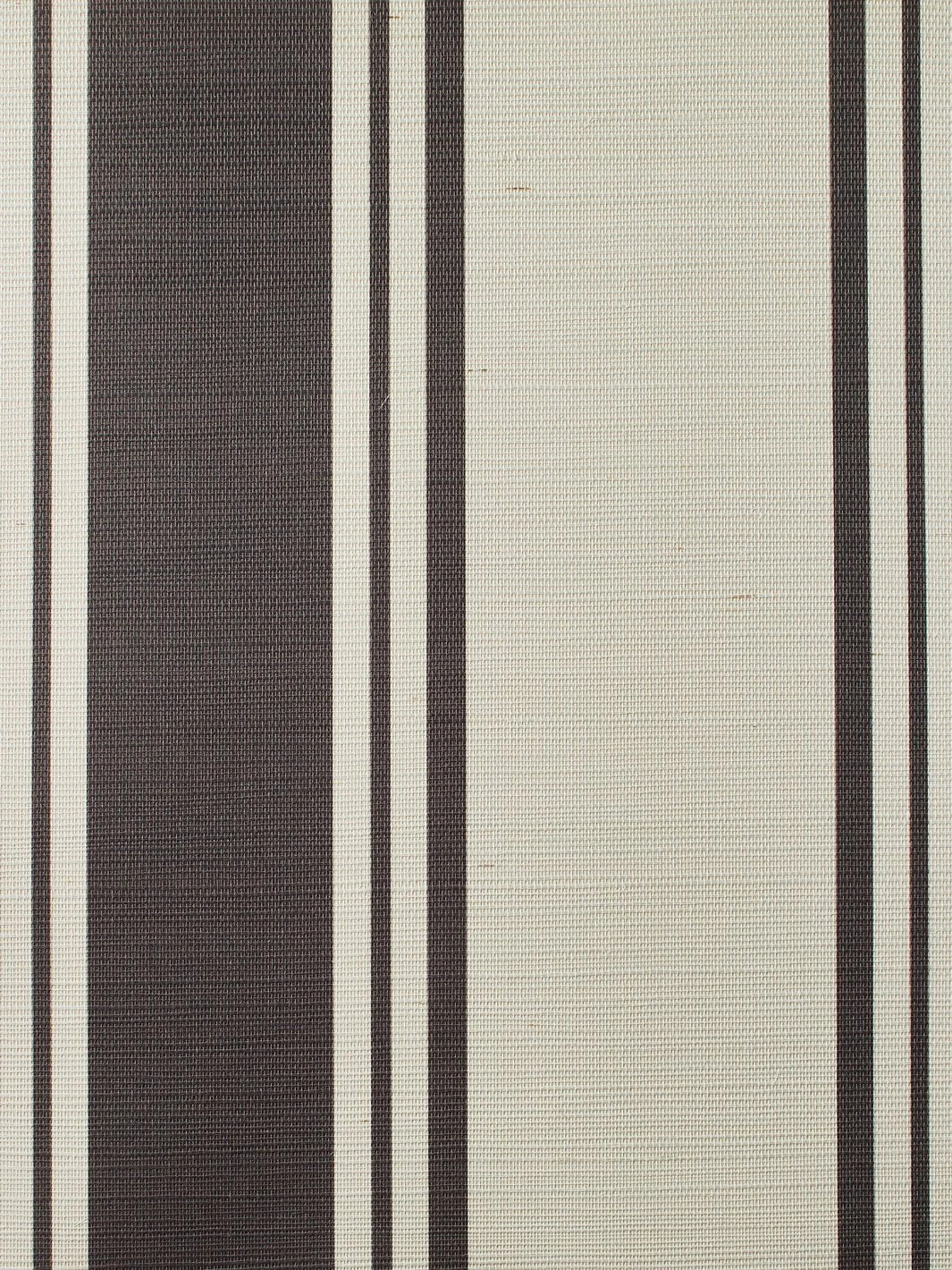 'Yorkshire Stripe' Grasscloth Wallpaper By Wallshoppe - Chocolate 4 'Yorkshire Stripe' Grasscloth Wallpaper By Wallshoppe - Chocolate - Image 2