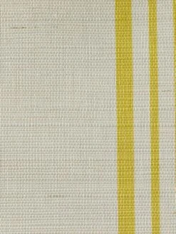 'Yorkshire Stripe' Grasscloth Wallpaper By Wallshoppe - Yellow -Wallpaper Store Wallshoppe Grasscloth Yorkshire Stripe Wallpaper Yellow Detail
