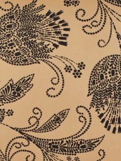 'Eleanor Rigby' Kraft' Wallpaper By Wallshoppe - Black 7 'Eleanor Rigby' Kraft' Wallpaper By Wallshoppe - Black -Wallpaper Store Wallshoppe Kraft Eleanor Rigby Black Detail 972da7ad 5378 43e9 8a64 83dad84d0ed4