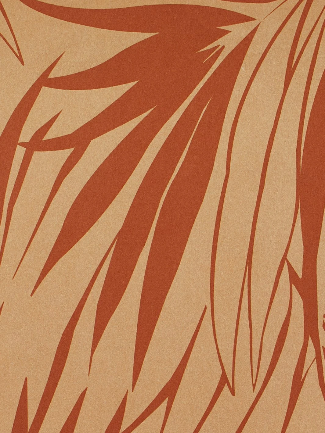 'Majesty Palm' Kraft' Wallpaper By Wallshoppe - Terracotta 5 'Majesty Palm' Kraft' Wallpaper By Wallshoppe - Terracotta - Image 3