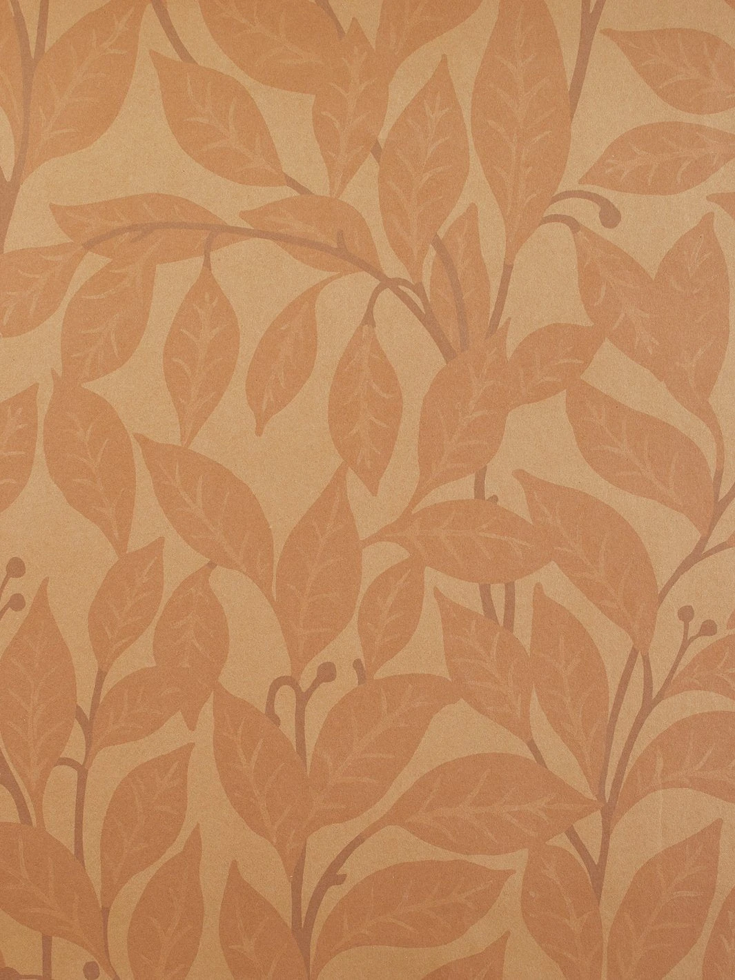'Orchard Leaves' Kraft' Wallpaper By Wallshoppe - Blush 4 'Orchard Leaves' Kraft' Wallpaper By Wallshoppe - Blush - Image 2