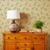 'Sweet Caroline' Kraft' Wallpaper By Wallshoppe - Green