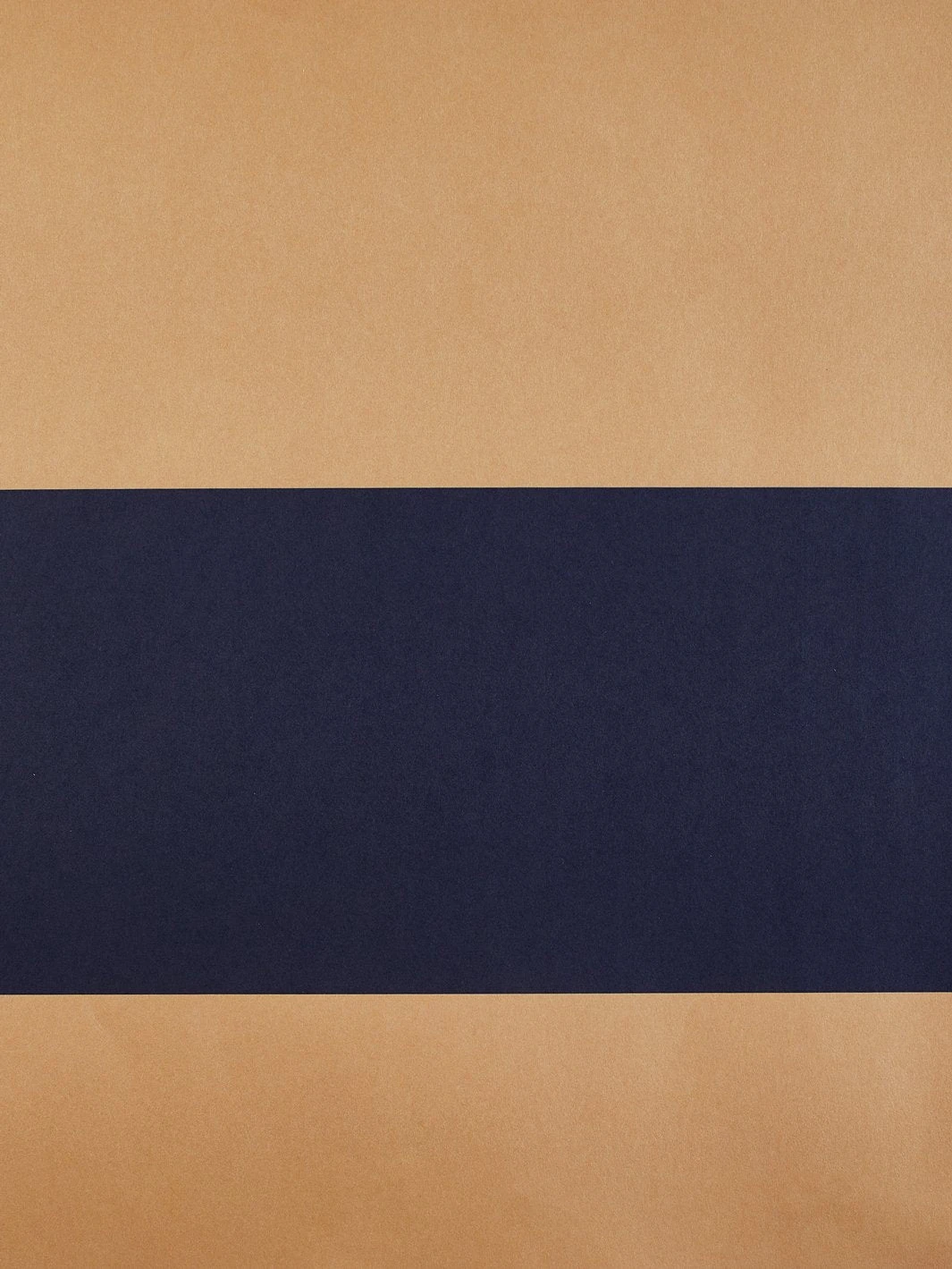 'Wide Stripe' Kraft' Wallpaper By Wallshoppe - Navy 4 'Wide Stripe' Kraft' Wallpaper By Wallshoppe - Navy - Image 2