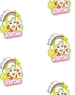 'Rainbow Barbie™' Wallpaper By Barbie™ - White