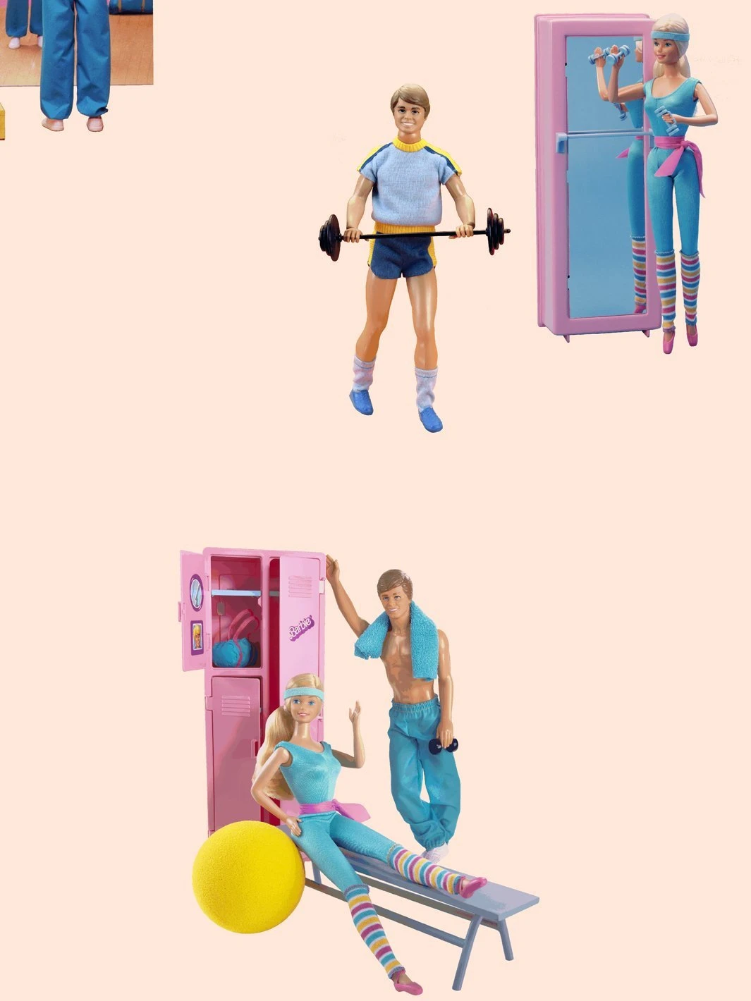 'Workout Barbie™' Wallpaper By Barbie™ - Peach - Image 3