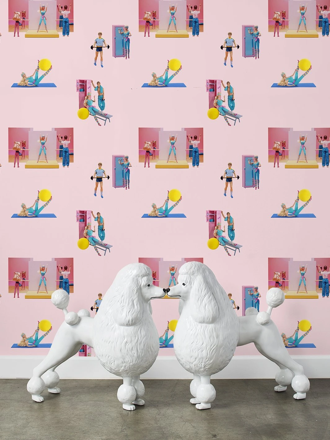 'Workout Barbie™' Wallpaper By Barbie™ - Pink 4 'Workout Barbie™' Wallpaper By Barbie™ - Pink - Image 2