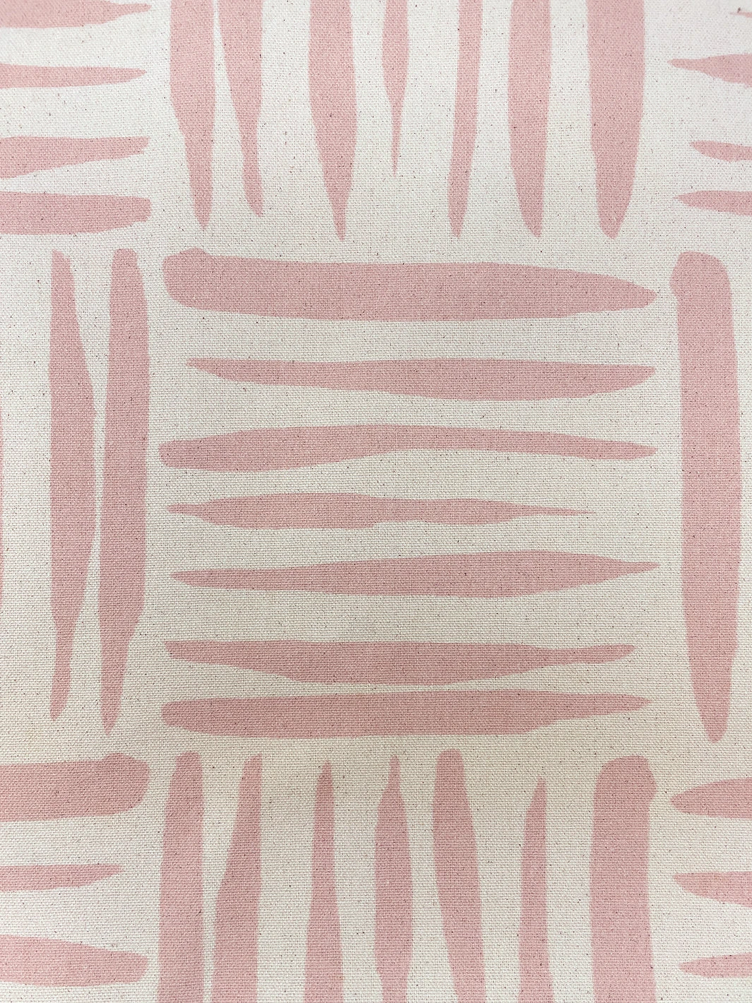 'Fabric By The Yard - Watercolor Weave Small - Ballet Slipper On Raw Canvas - Image 2