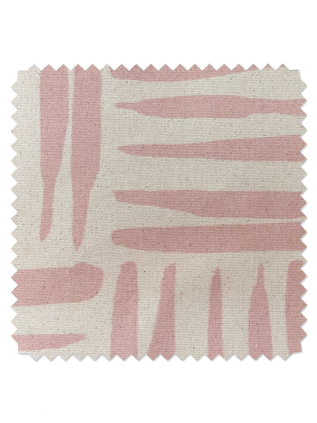 'Fabric By The Yard - Watercolor Weave Small - Ballet Slipper On Raw Canvas