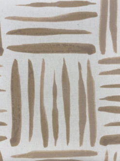 'Fabric By The Yard - Watercolor Weave Small - Taupe On Raw Canvas -Wallpaper Store Watercolor Weave Small Taupe on Raw Canvas Design