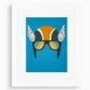 'Winged Helmet' Framed Art By Tea Collection 1 'Winged Helmet' Framed Art By Tea Collection -Wallpaper Store Winged Helmet by Tea Collection