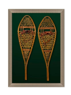 'Wooden Snow Shoes 2' By Nathan Turner Framed Art