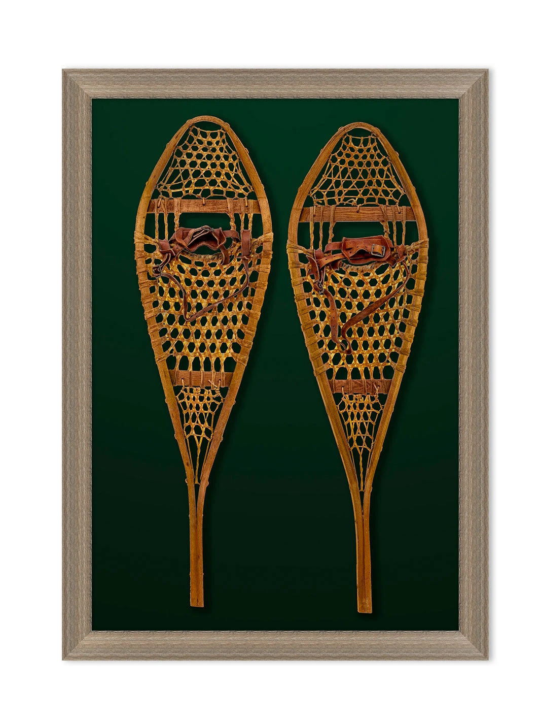 'Wooden Snow Shoes 2' By Nathan Turner Framed Art 3 'Wooden Snow Shoes 2' By Nathan Turner Framed Art
