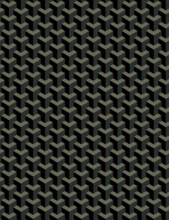 'Y Not' Wallpaper By Wallshoppe - Umber / Onyx