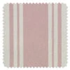 'Fabric By The Yard - Yorkshire Stripe - Ballet Slipper On Organic Twill -Wallpaper Store Yorkshire Stripe Pink Organic Twill Detail