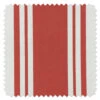 'Fabric By The Yard - Yorkshire Stripe - Red On Organic Twill -Wallpaper Store Yorkshire Stripe Red Organic Twill Detail