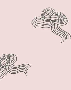 'Bows' Wallpaper By Clare V. - Charcoal Shell -Wallpaper Store bows charcoal pink detail 16baa73c c5a0 4159 b0af 2d4f588c7c9f